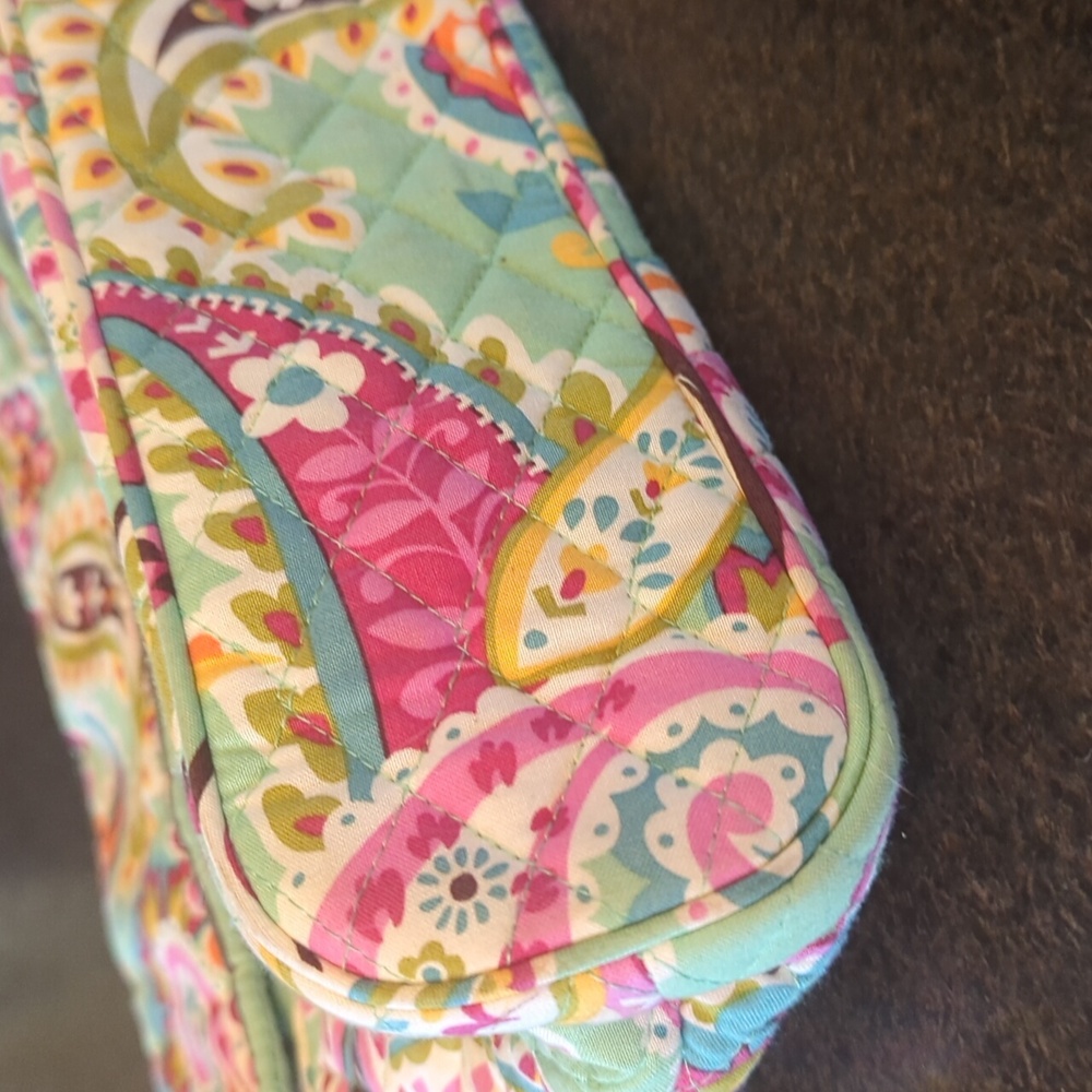 Vera Bradley Paisley Quilted Shoulder Bag - Picture 8 of 11